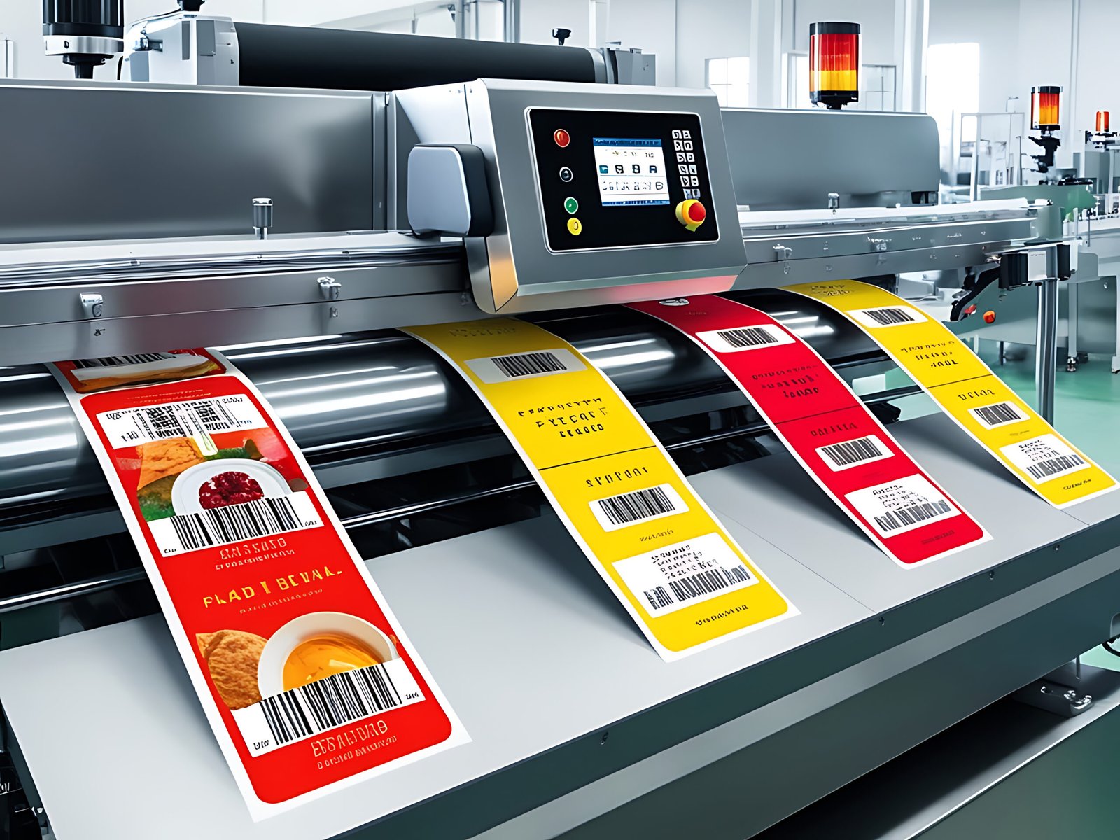 Revolutionary Automatic Label Printing Machine with Digital Control Panel
